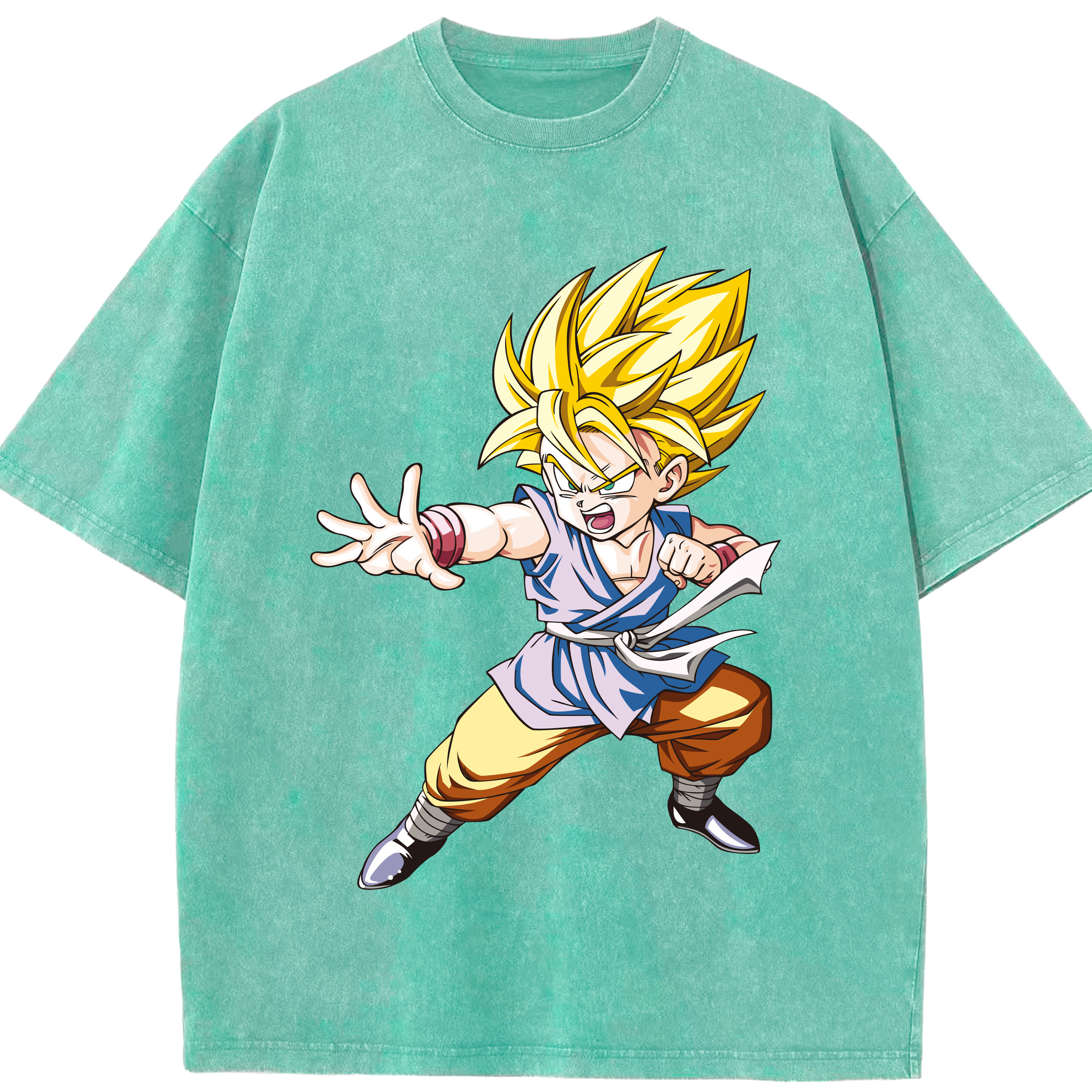 （画像用） ドラゴンボール ベジット DRAGON BALL Vegetto 綿100% ヴィンテージ風 半袖Tシャツ（フロントプリント）